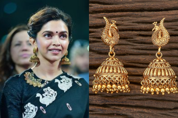 Latkan Jhumka Earring Trends Inspired by Deepika Padukone’s Iconic Looks